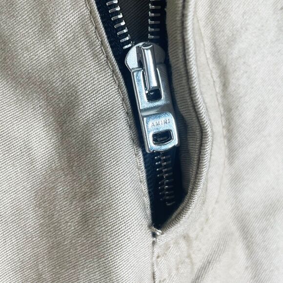 AMIRI Khaki Wide Cargo Pants - Picture 4 of 9